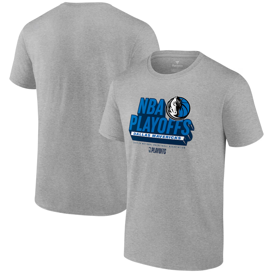 Men 2024 NBA Dallas Mavericks grey Tshirts